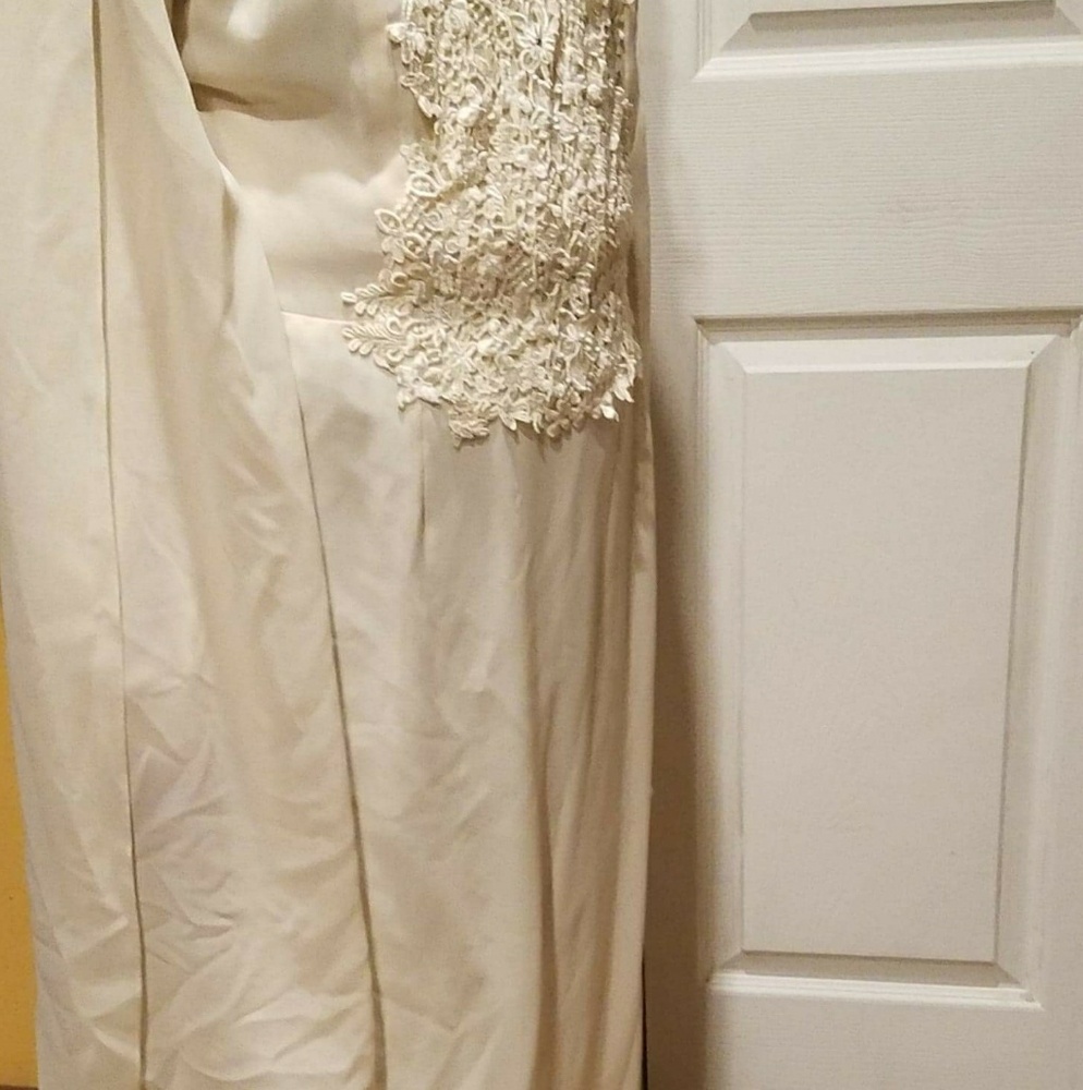 I am selling a white dress.